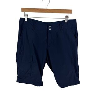 Columbia PFG Omni Shade Sun Protection Cargo Shorts Size 10 Blue Outdoors Hiking